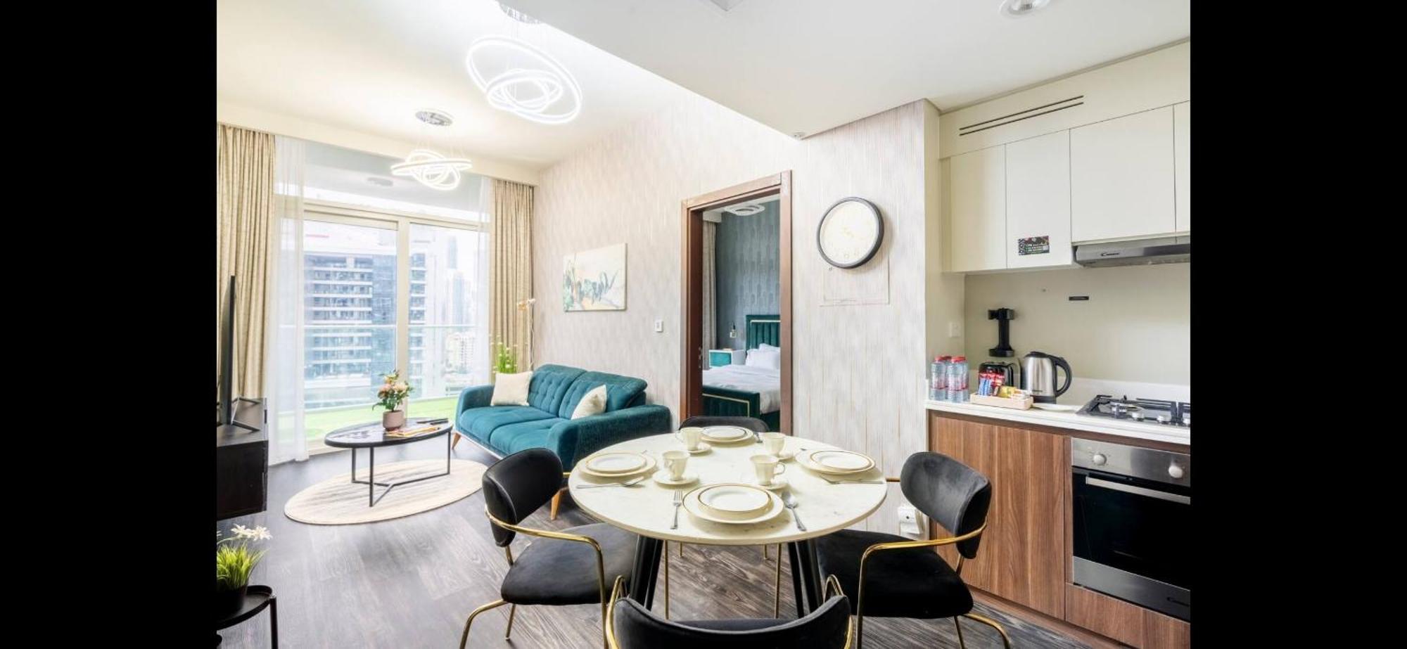 Luxury 2 Bedroom With Burj Khalifa View Дубай Экстерьер фото