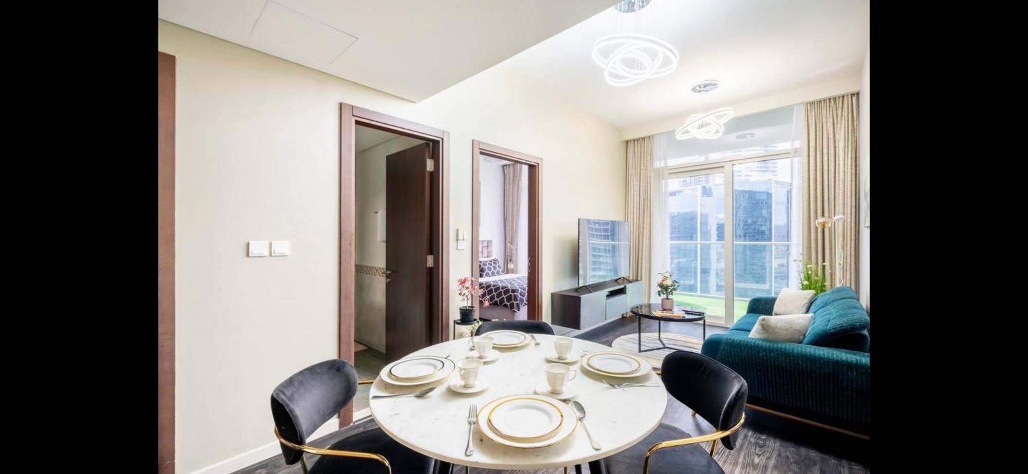 Luxury 2 Bedroom With Burj Khalifa View Дубай Экстерьер фото
