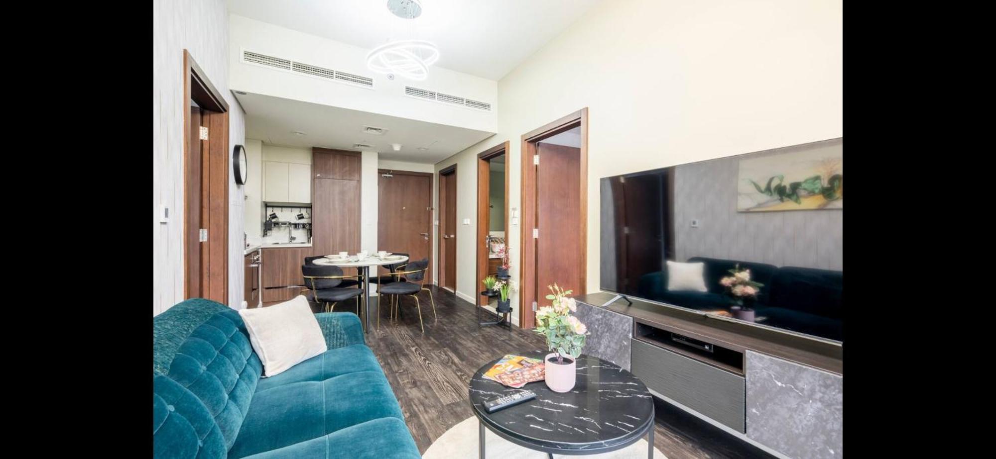 Luxury 2 Bedroom With Burj Khalifa View Дубай Экстерьер фото